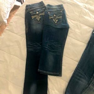 Rock revival Capri Jeans